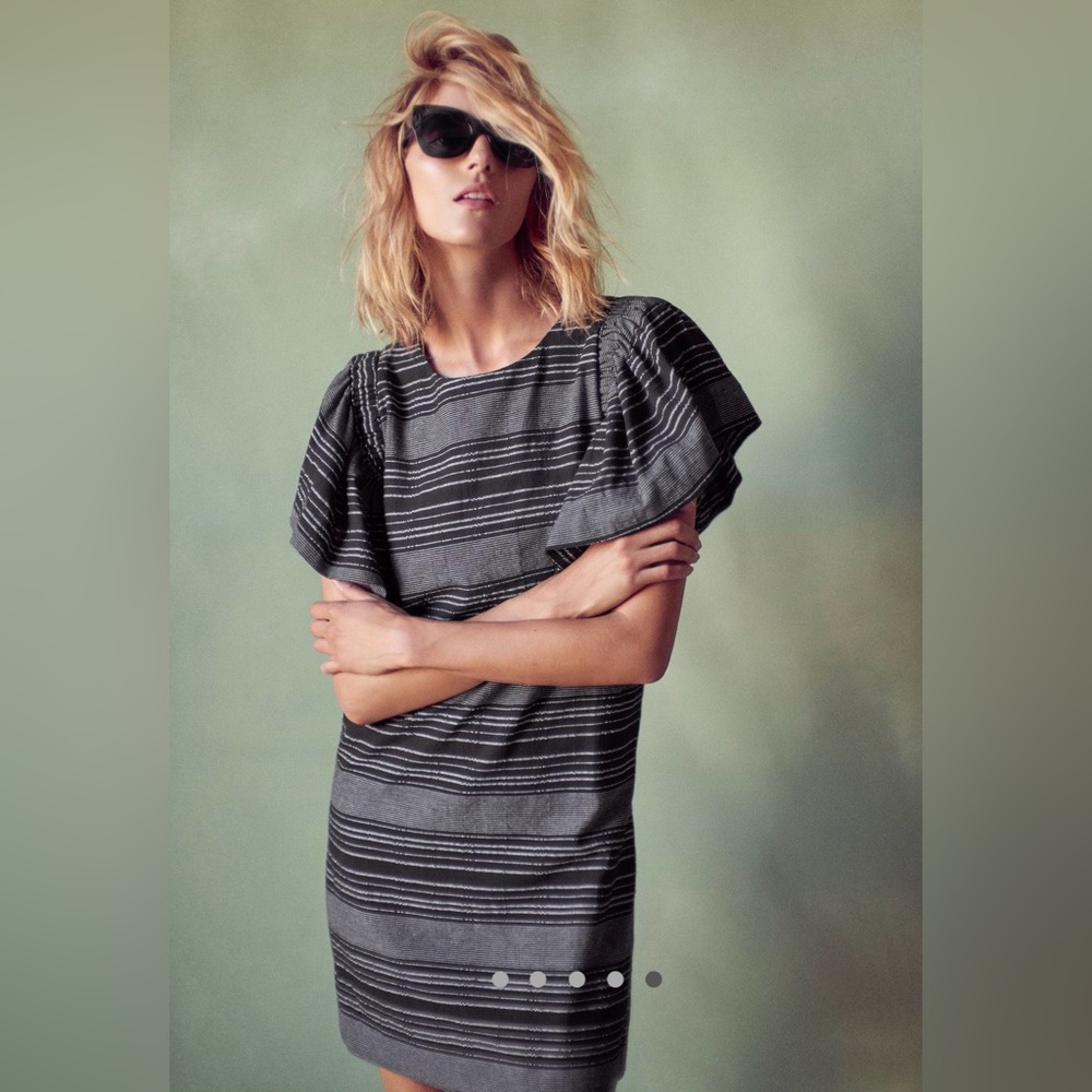 Anthropologie Striped Mini Dress